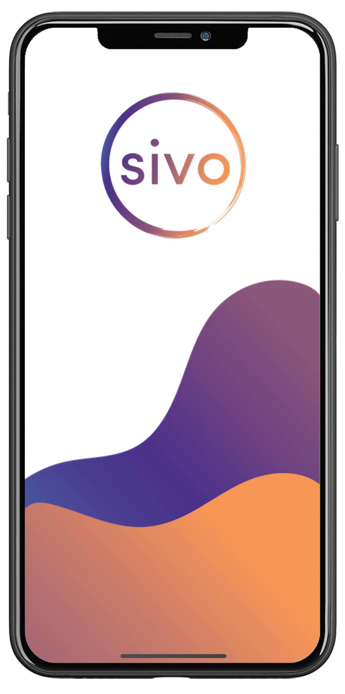 screen image of sivo logo on smartphone screen